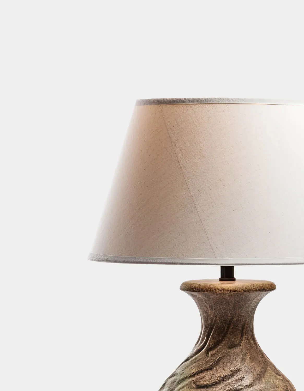 Earth-Tone Table Lamp