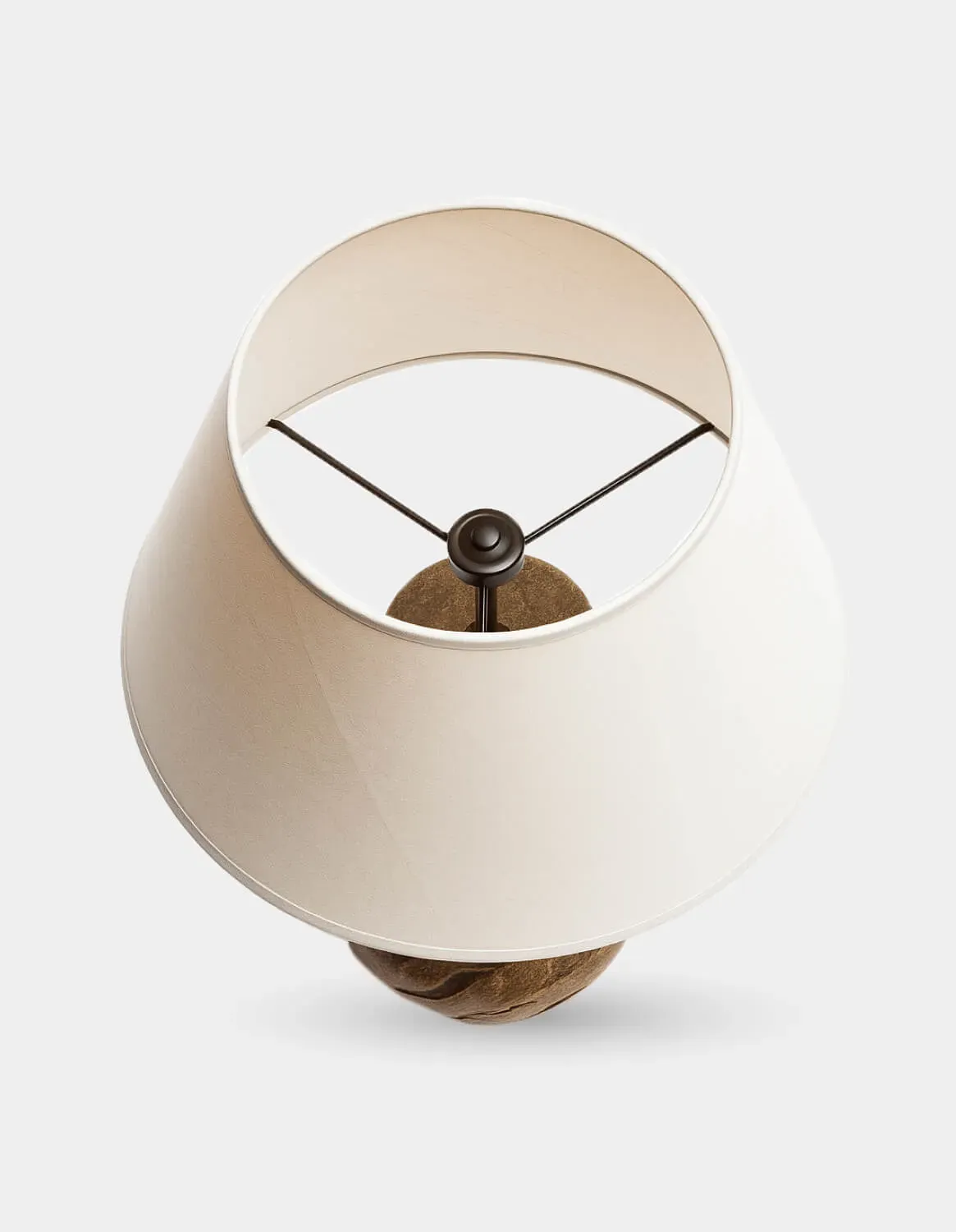Earth-Tone Table Lamp