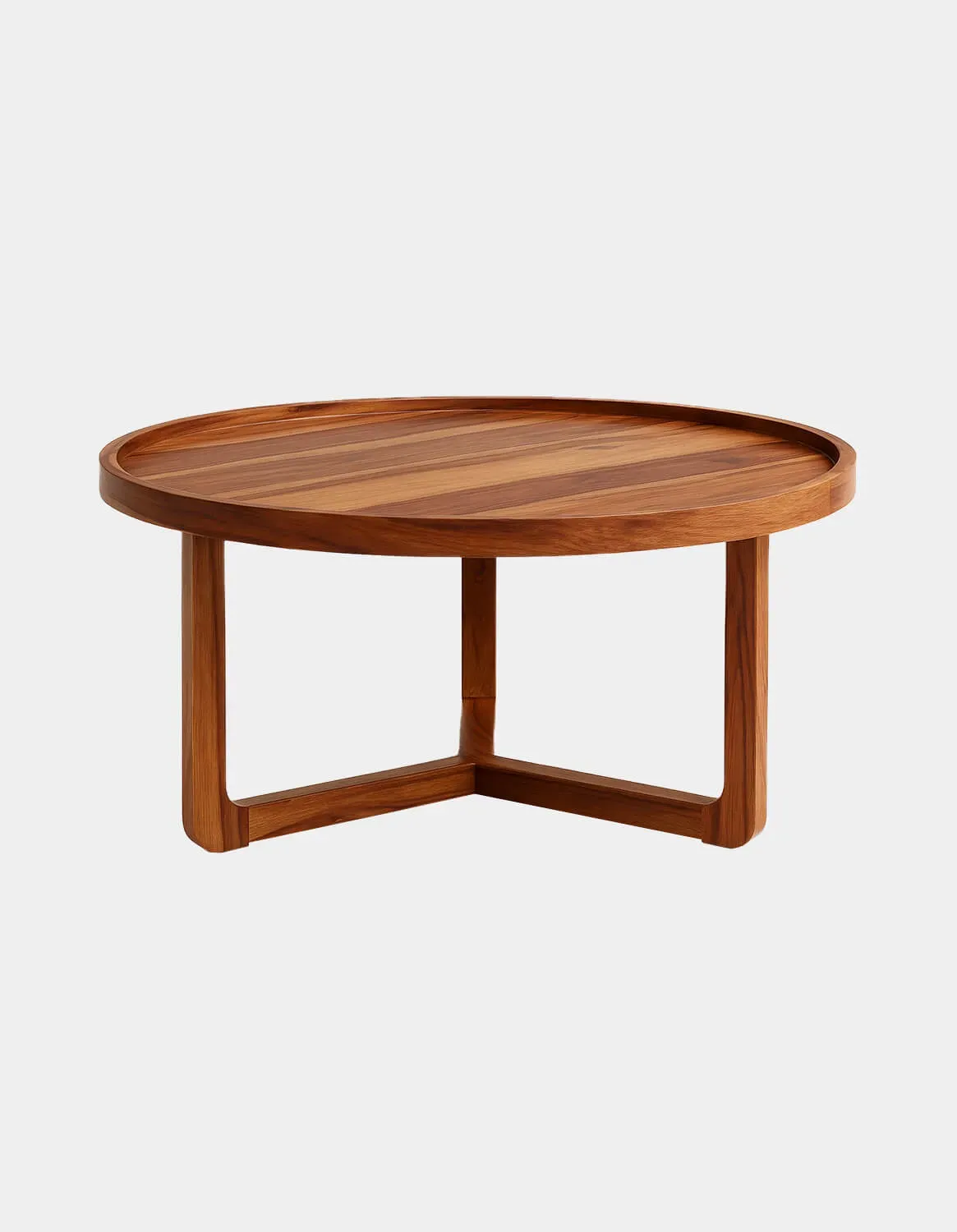Round Wooden Coffee Table