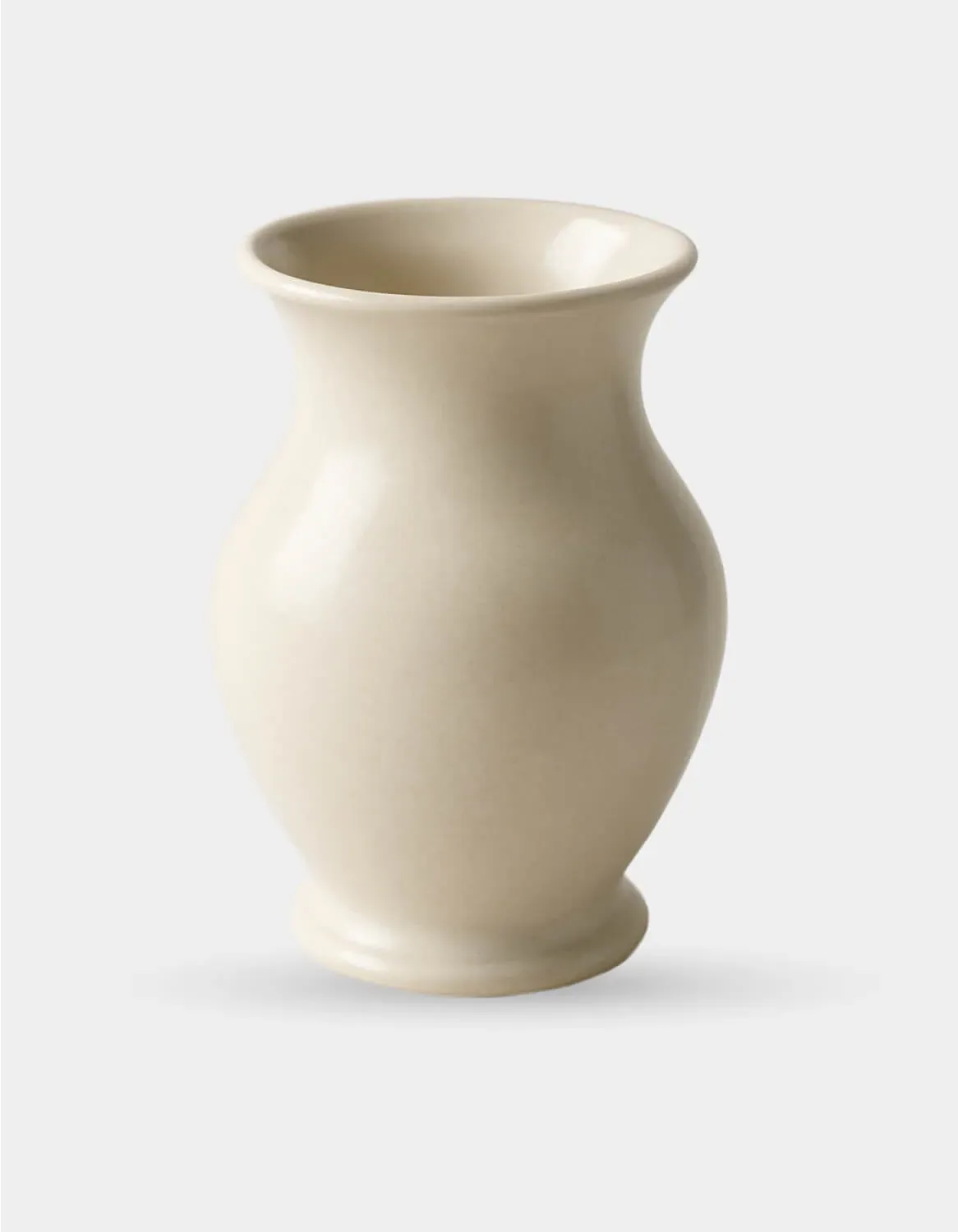Neutral-Toned Flower Vase